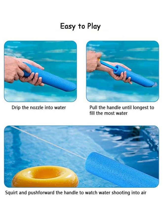 وهاواي 4pcs Foam Water Pistol  Blaster Set for Kids 33cm Shoots Up to 6m Water Spray  Toys Shooter for Kids Summer Outdoor Swimming Pool Beach Sand Party Game Water Fighting Play Toys for Boys Girls Adults  - Image 5