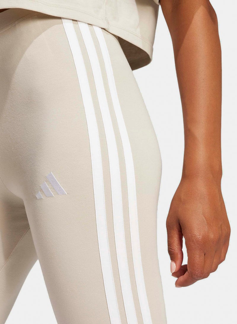 Adidas Essentials 3-Stripes Cotton Leggings - Image 5