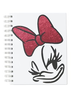 LIT Daisy Duck Pink Bow Printed Notebook  - Image 1