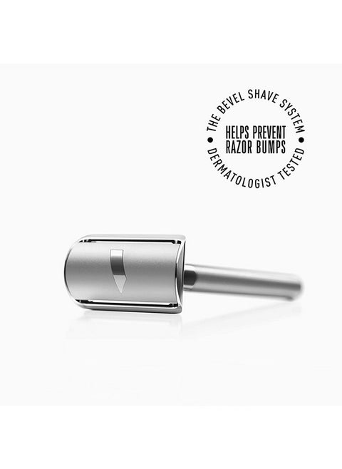Safety Razor With Brass Weighted Handle And 10 Double Edge Safety Razor Blade Refills, Single Blade Razor For Men, Designed For Coarse Hair To Prevent Razor Bumps, Black
