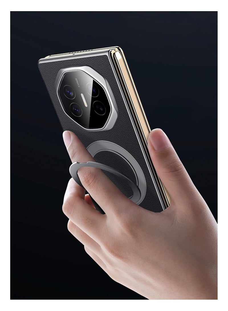 general Case compatible with Huawei Mate XT, built-in magnetic suction with adjustable swivel stand and full wrap-around hinge, supports Huawei Mate XT wireless charging sleeve - Image 3