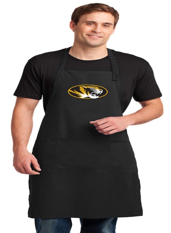 Broad Bay University of Missouri Apron LARGE SIZE Mizzou Gift For Men or Women Man Him Her (Black) - Image 1