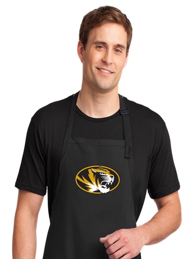Broad Bay University of Missouri Apron LARGE SIZE Mizzou Gift For Men or Women Man Him Her (Black) - Image 4