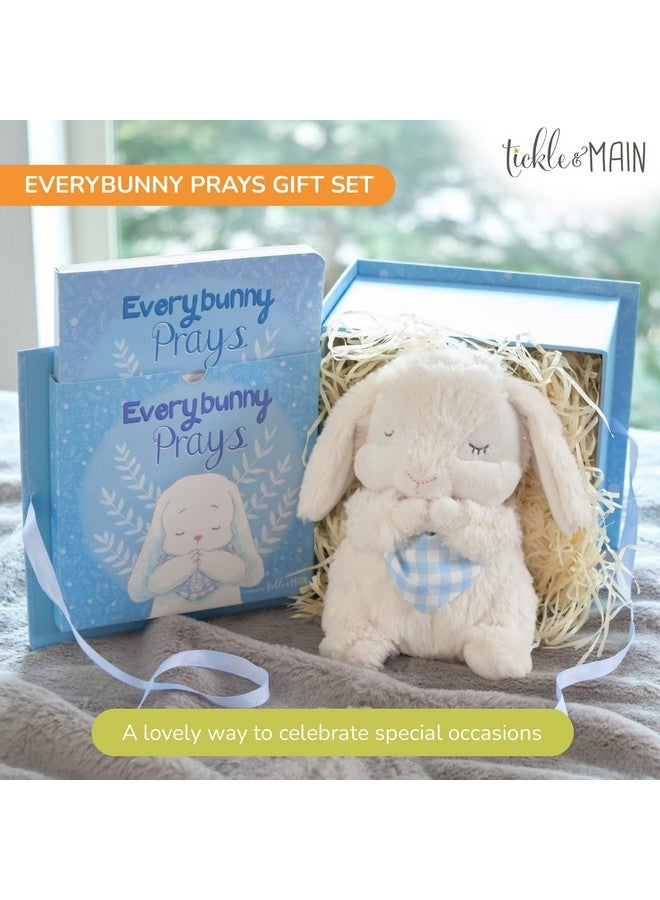 Tickle & Main Everybunny Prays The Praying Musical Bunny, Ideal Baptism & Christening Gifts for Girls, Babies & Toddlers on Easter (Blue, 7 in) - Image 3