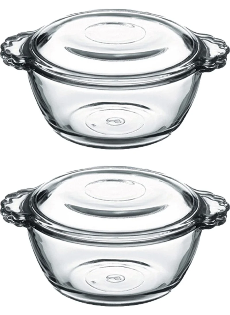Paşabahçe 2-Piece Mini Saucepan with Glass Lid