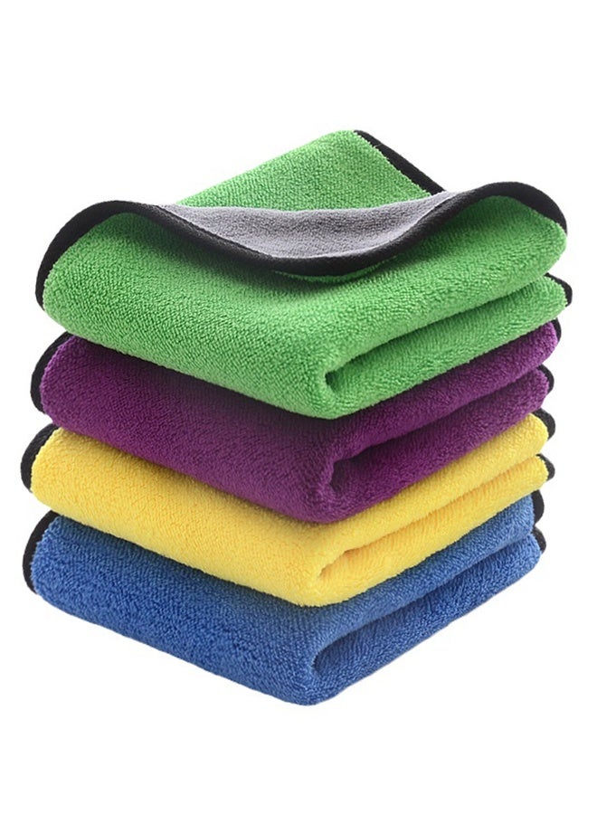 Pack Of 4 Car Drying Microfiber Towel - Image 1