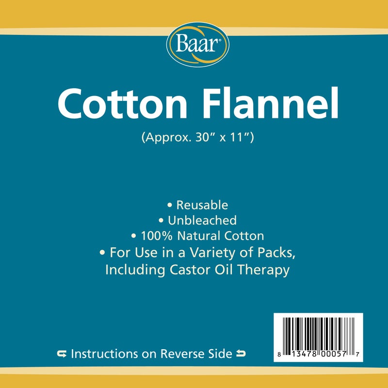 Baar Cotton Flannel Castor Oil Pack - Image 2
