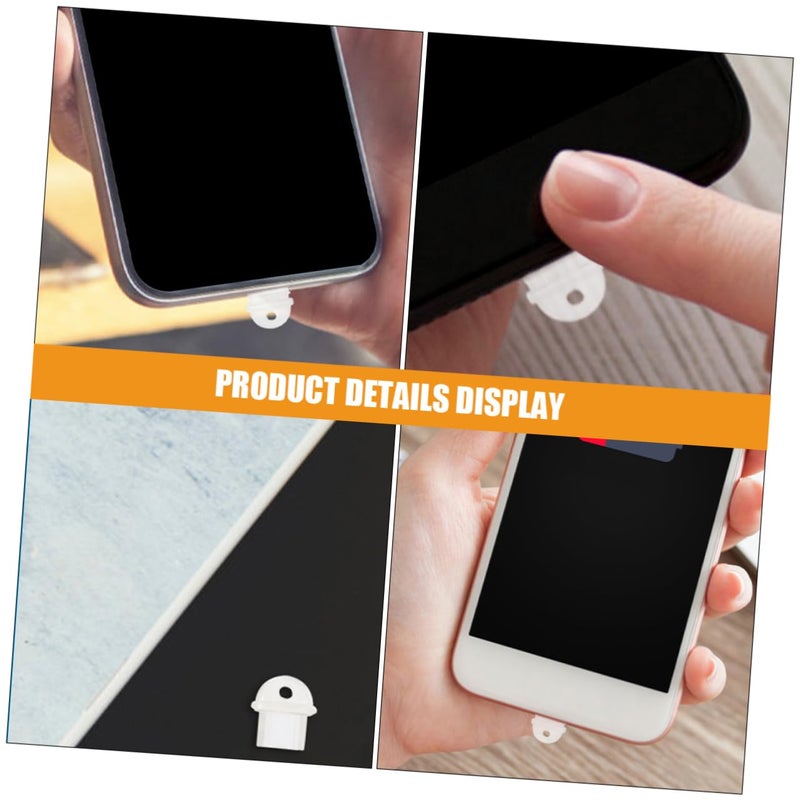 Universal 20 Pcs Charging Port Dust Plugs Protective Caps For Mobile Electronics - Image 4