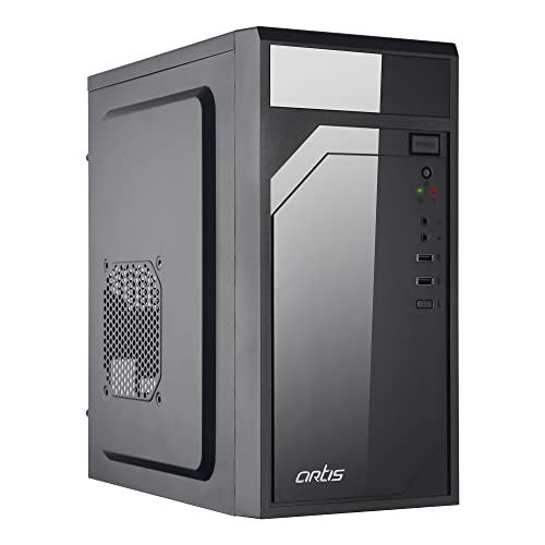 Artis 2620 2.0 C Computer Cabinet Support Micro ATX Motherboard, 1 x 80mm Fan with 400W Power Supply - Image 1