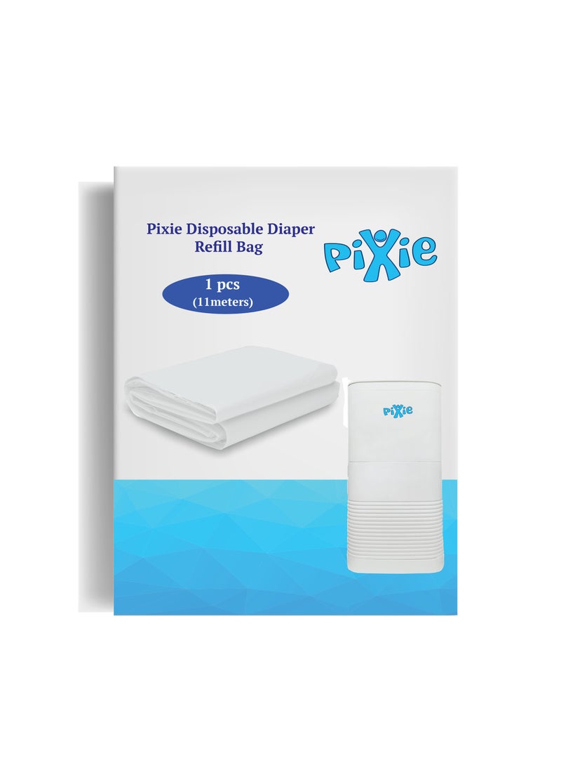 Pixie - Pixie - Disposable Diaper Pail with Inner Lid + Refill Bag - Image 1