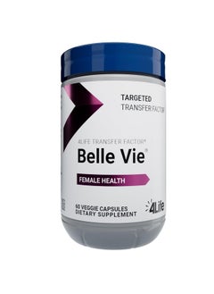 4life 4Life Transfer Factor Belle Vie - Supports Women's Reproductive Health with Phytoestrogen Blend of Kudzu, Flax, and Red Clover - 60 Veggie Capsules  - Image 1
