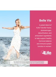 4life 4Life Transfer Factor Belle Vie - Supports Women's Reproductive Health with Phytoestrogen Blend of Kudzu, Flax, and Red Clover - 60 Veggie Capsules  - Image 5