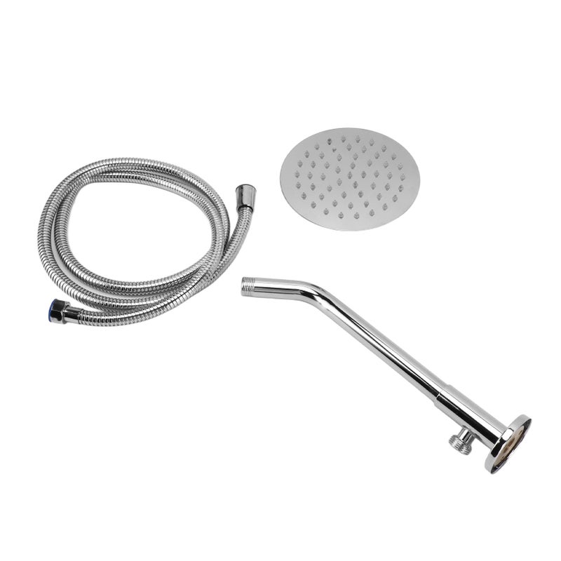 High Pressure Shower Head Set: Stainless Steel, 360-Degree Rotation, Water-Saving - Massage Nozzle Design, Wall-Mounted Shower Kit for Home Bathroom Use - Image 5