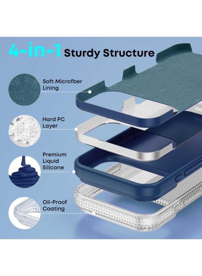 DUSALA iPhone 17 Pro Case Soft Silicone Full Body Protective Cover iPhone 17 Pro Anti-Scratch Shockproof Slim Case For iPhone 17 Pro - Image 5