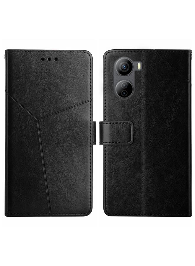 Case For ZTE Libero 5G IV Y-shaped Pattern Flip Leather Phone Case
