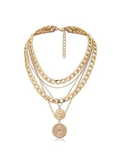 Gold Layered Necklaces For Women Trendy Retro Coin Pendant Necklace Dainty Chunky Chain Choker Necklaces For Jewelry Birthday Gifts (Gold, A-Retro Coin-5 In 1 Layered) - pzsku/Z2DCF849A14EA9C8C4C69Z/45/_/1735816944/dcfabde9-3cf3-47c2-b1a1-8774f5b94f96