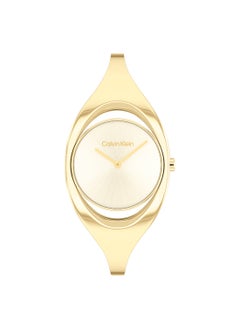 CALVIN KLEIN Round Analog Women's Champagne Case Wrist Watch - 25200422  - Image 1