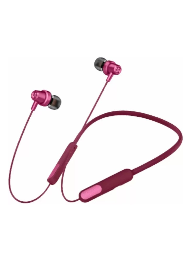 Wireless in Ear Earphones with Fast Charging Bluetooth Headset-Maroon - Image 2