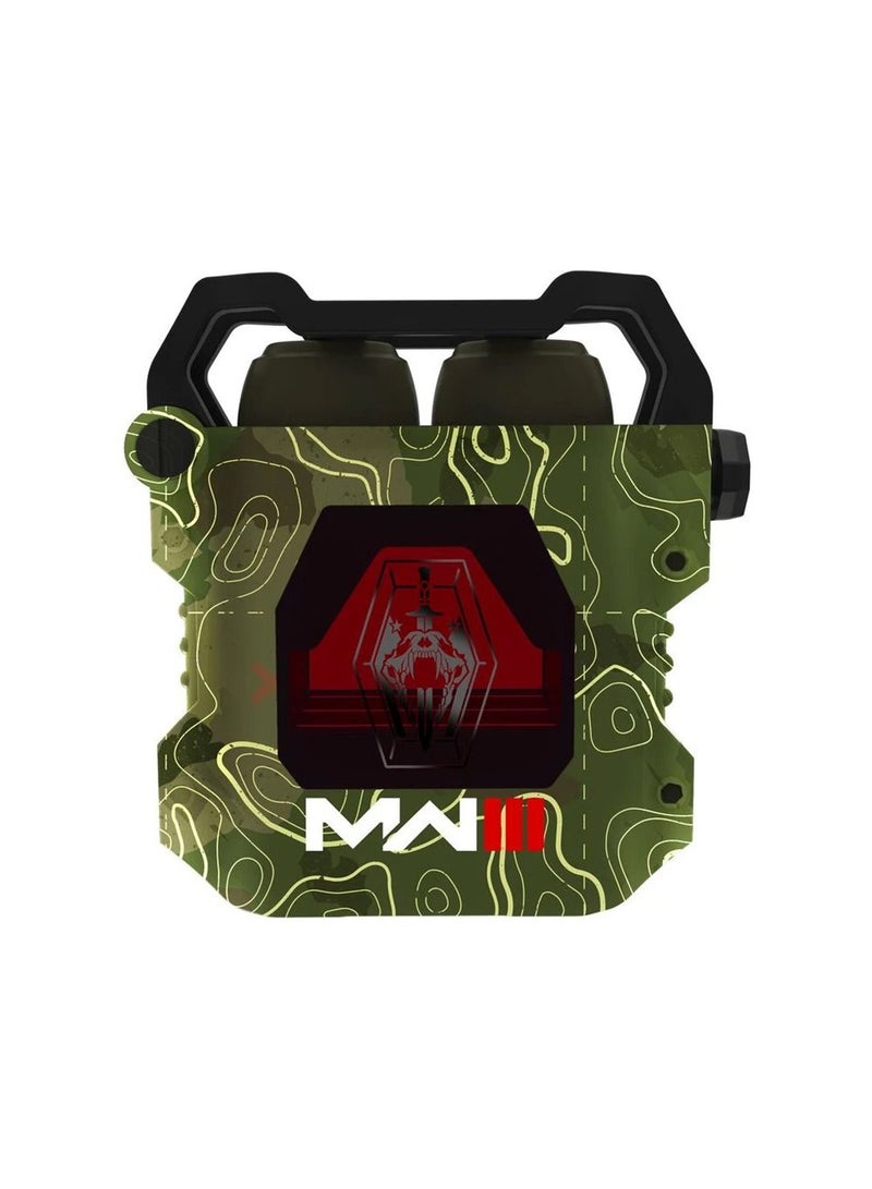 او تي ال سماعات أذن لاسلكية OTL Call of Duty Modern Warfare 3 TWS باللون الأخضر - Image 3