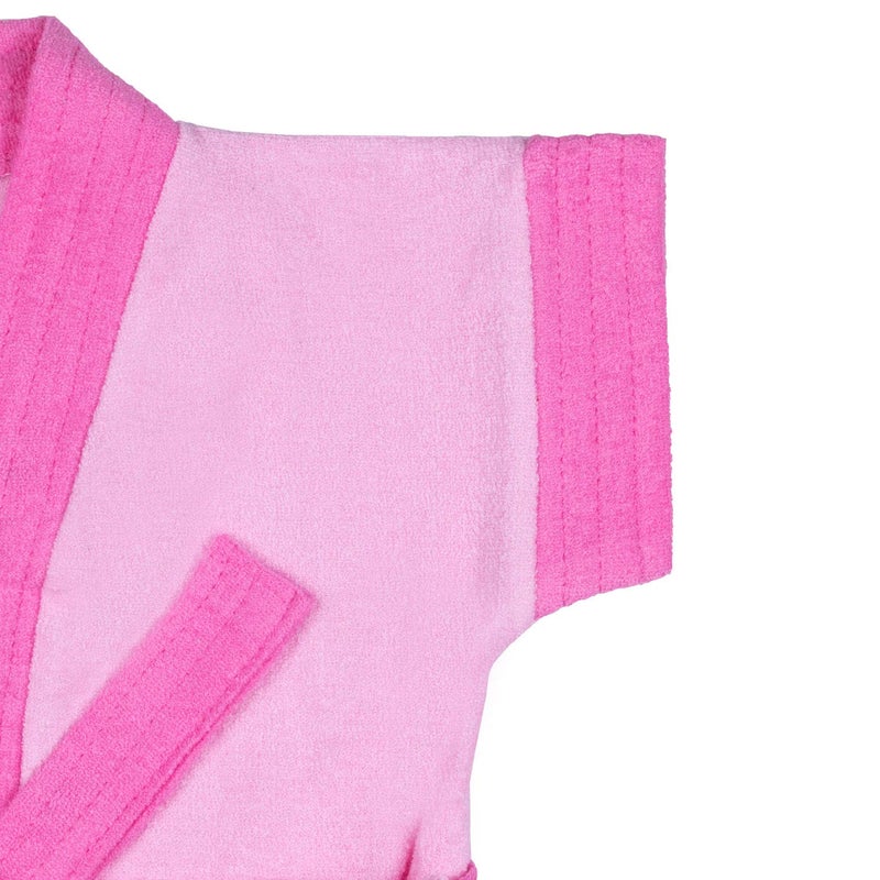 Kids Bath Gown Bathrobe Bath Towel Bathing Accessories for Baby Girl 67 Year Color Pink - Image 4