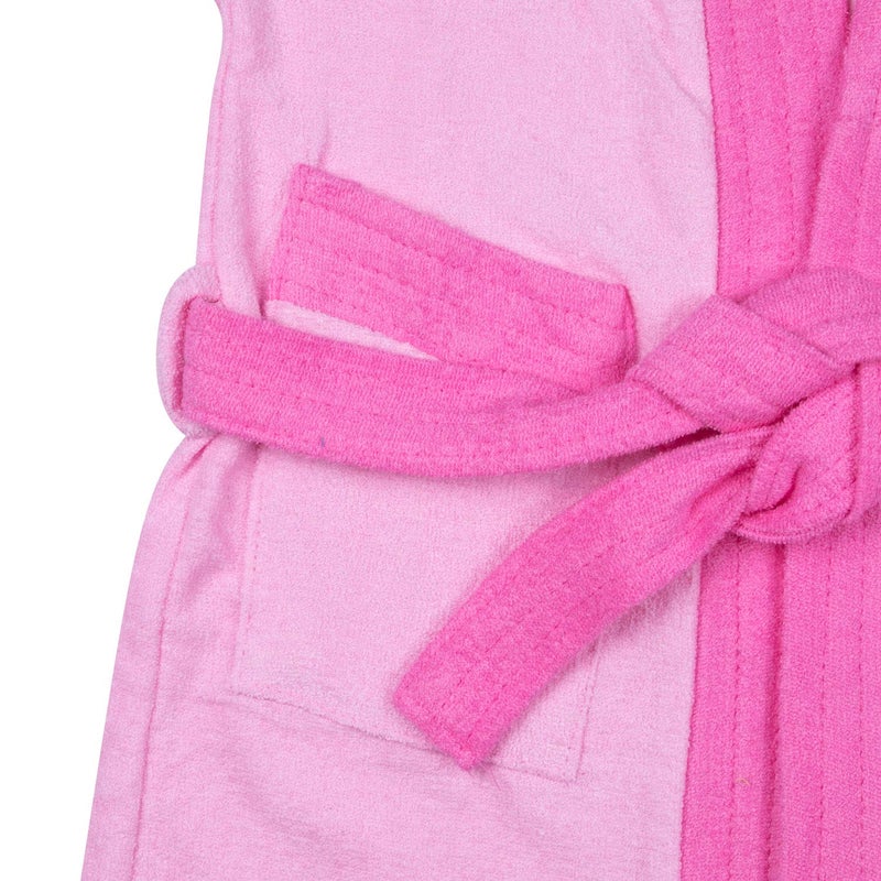 Kids Bath Gown Bathrobe Bath Towel Bathing Accessories for Baby Girl 67 Year Color Pink - Image 5