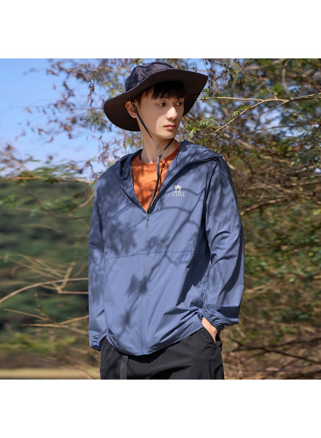 camel Full Face Sun Protection】uv Protection Breathable Sun Shirt For Men, Summer Lightweight Sun Protective Jacket, Men's Sports Sunscreen Outerwear - Image 5