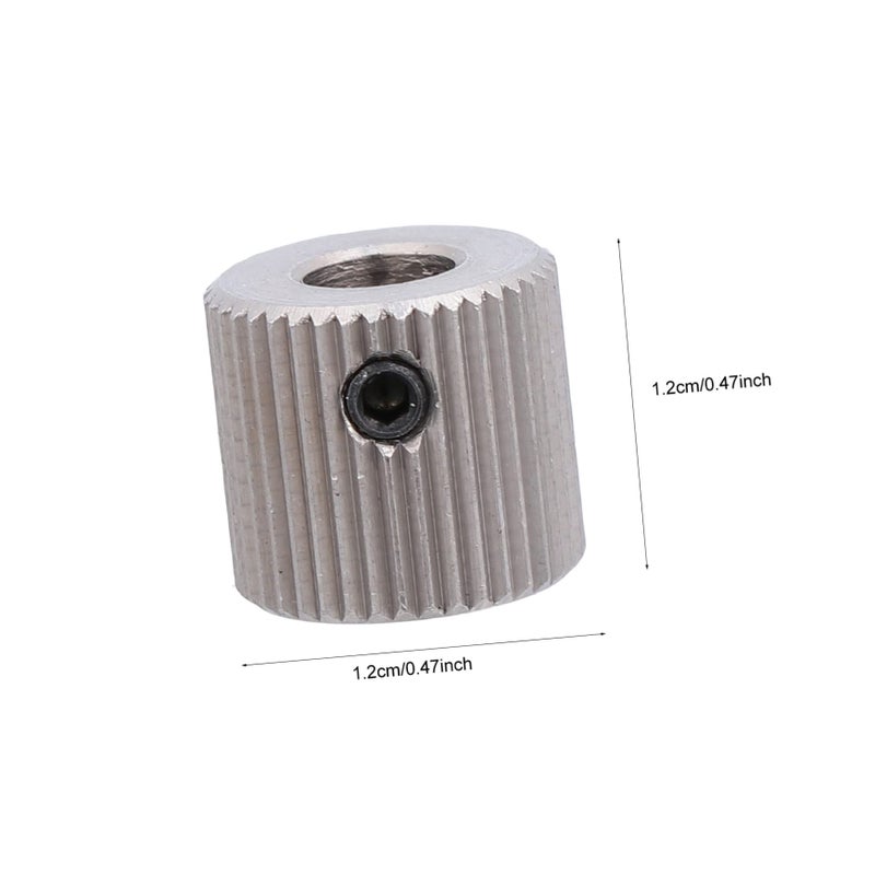 4pcs Stainless Steel Printer Extrusion Wheels with Inner Hole Feeding Gears for Extruder Replacement - Image 3