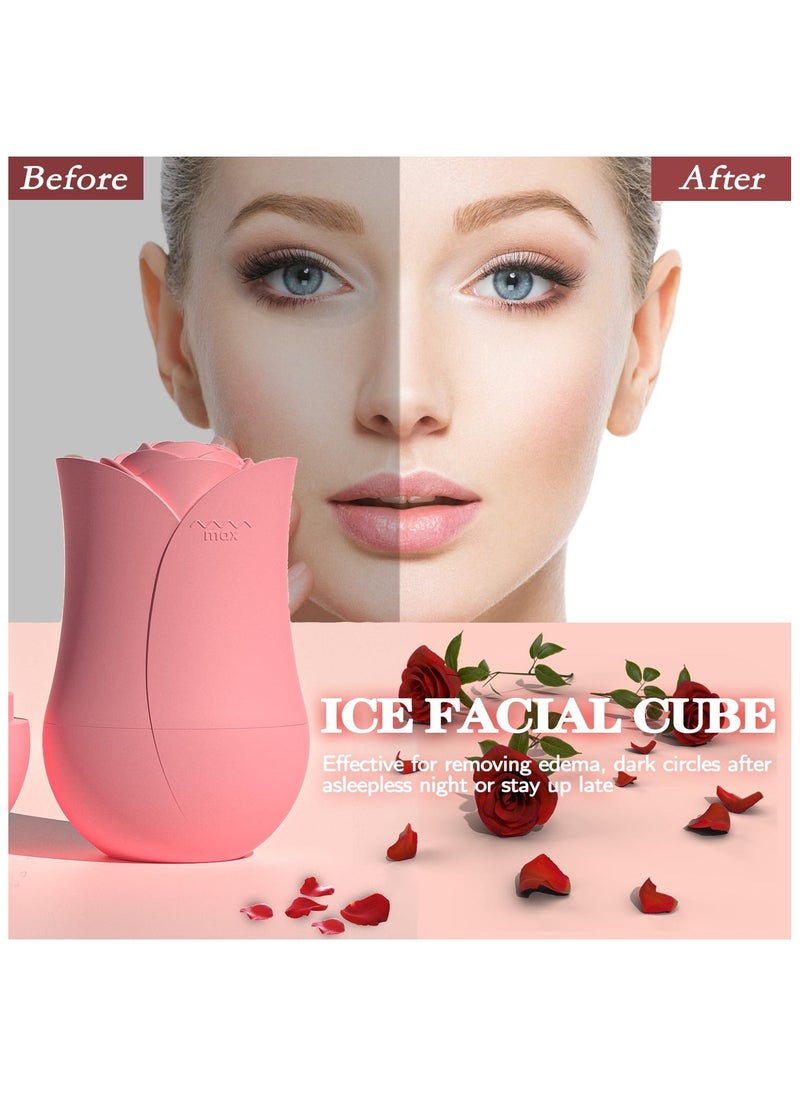 Hihonor Ice Roller for Face, Ice Cube Facial Roller Massager (De-Puff Eye Bags,Reduce Migraine Pain) Reusable Silicone Face/Neck Ice Mold for Naturally Skin Care, Ideal Gift for The Special Women You Love  - Image 5