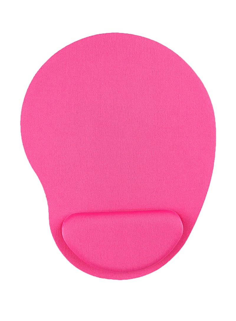 Ergonomic Mouse Pad with Wrist Support Gel Mouse Pad with Wrist Rest, Portable Comfortable Mousepad for Computer & Laptop & Office（RoseRed）  - Image 2