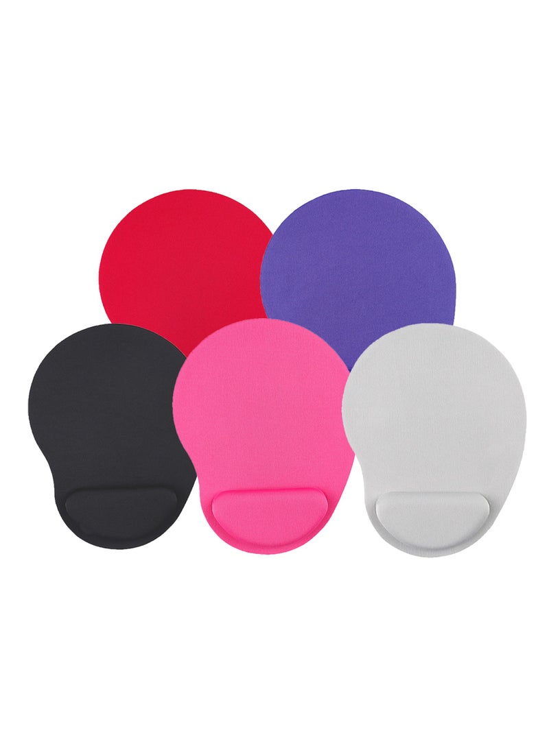 Ergonomic Mouse Pad with Wrist Support Gel Mouse Pad with Wrist Rest, Portable Comfortable Mousepad for Computer & Laptop & Office（RoseRed）  - Image 4
