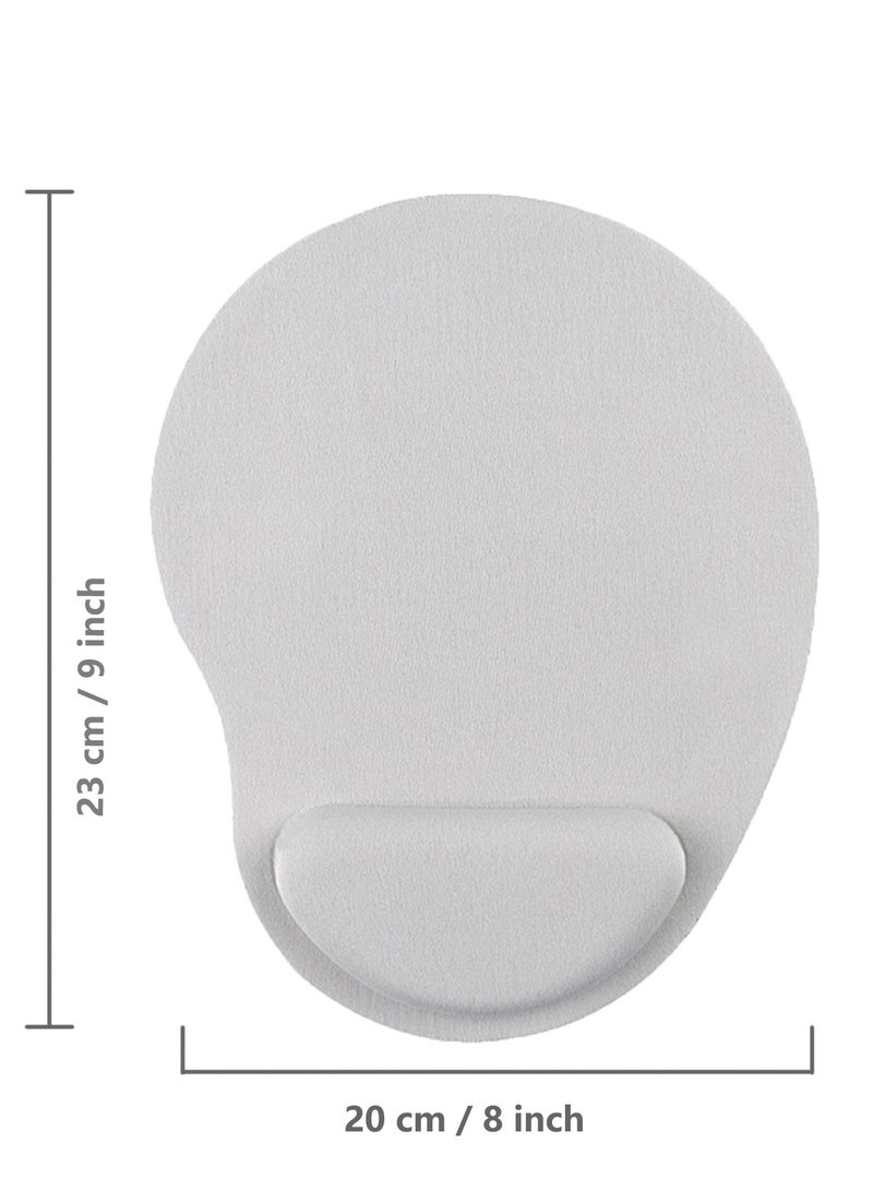 Ergonomic Mouse Pad with Wrist Support Gel Mouse Pad with Wrist Rest, Portable Comfortable Mousepad for Computer & Laptop & Office（RoseRed）  - Image 5
