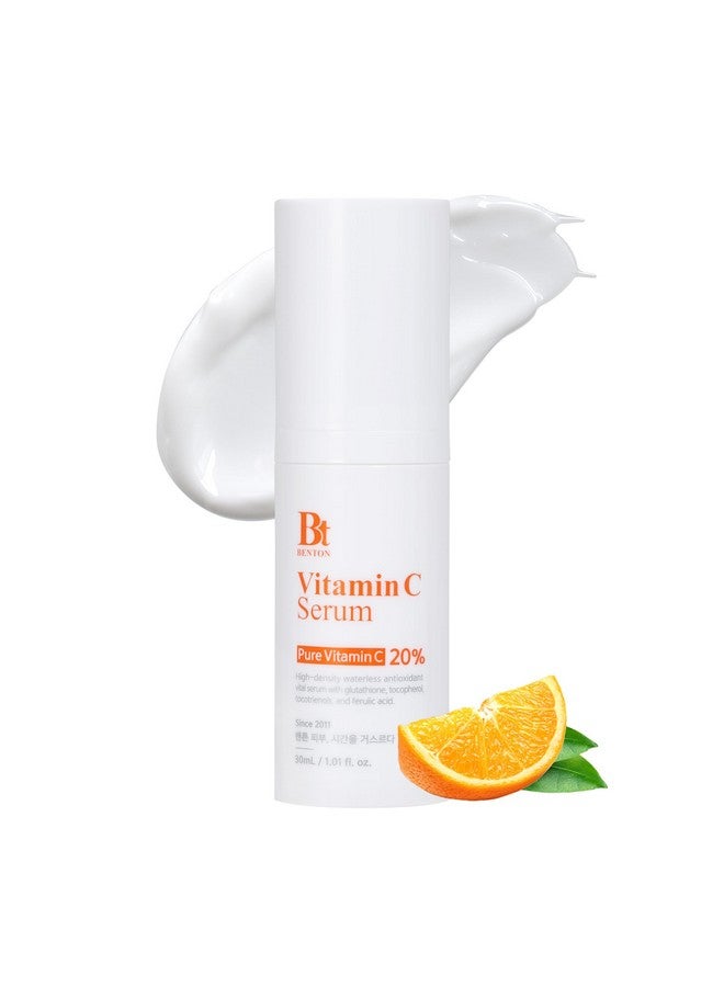 BENTON Vitamin C Serum - White Vitamin C Serum | Korean Skin Care Serum For Face With 20% Pure Vitamin C | Skin Texture & Elasticity Care Face Moisturizer For All Skin Types(1.01 Fl. Oz.)