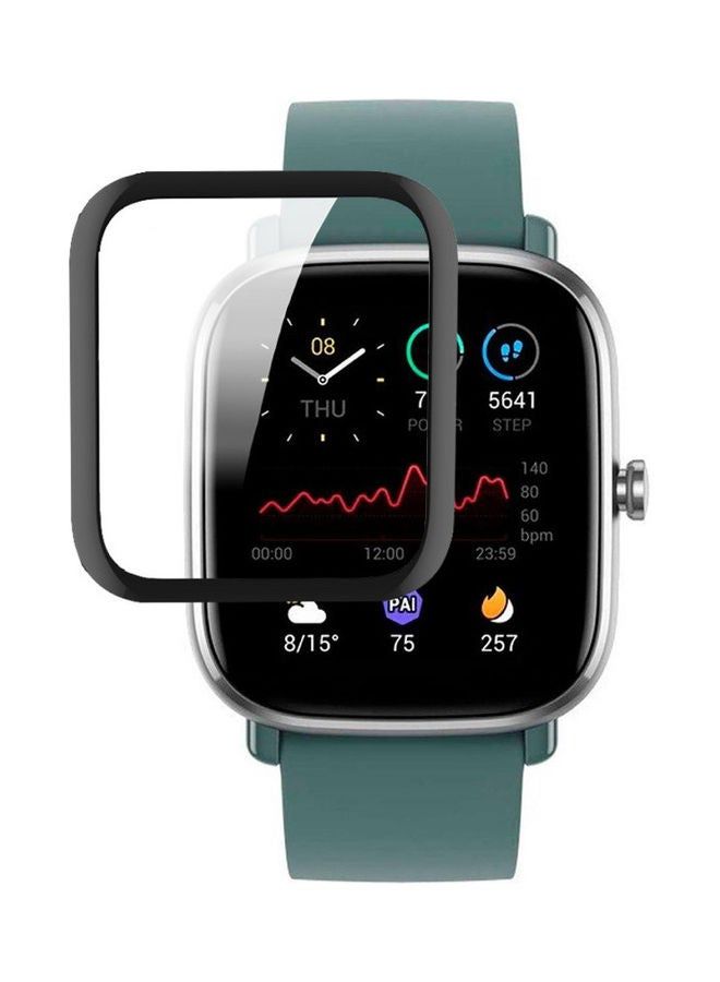 vesus Curved Screen Protector For Amazfit GTS 2 Mini Clear/Black