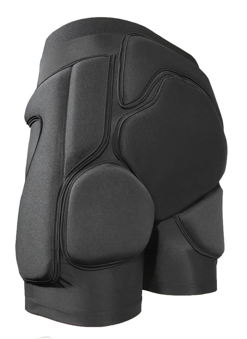 Generic - Padded Impact Shorts for Snowboarding, Skiing, Ice - Roller - Inline Skating Offering Coccyx, Hip, Tailbone Protection - Image 1