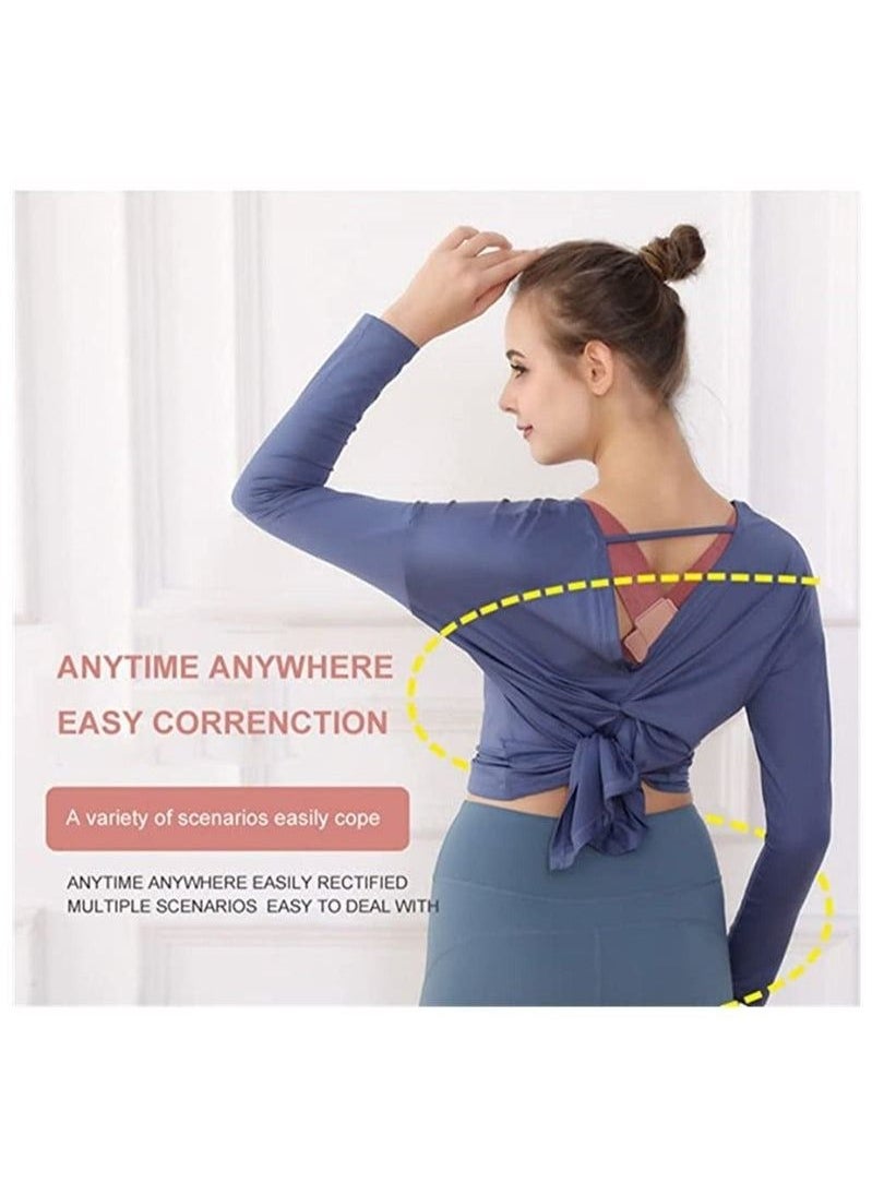 Generic - Posture Corrector, Women Adjustable Elastic Back Support Belt, Upper Back Brace for Support and Spinal Alignment, Back Support Straightener for Body Correction - Image 1