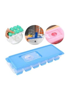 Ice Tray With Silicone Bottom For Easy Use 1 Piece Random Color