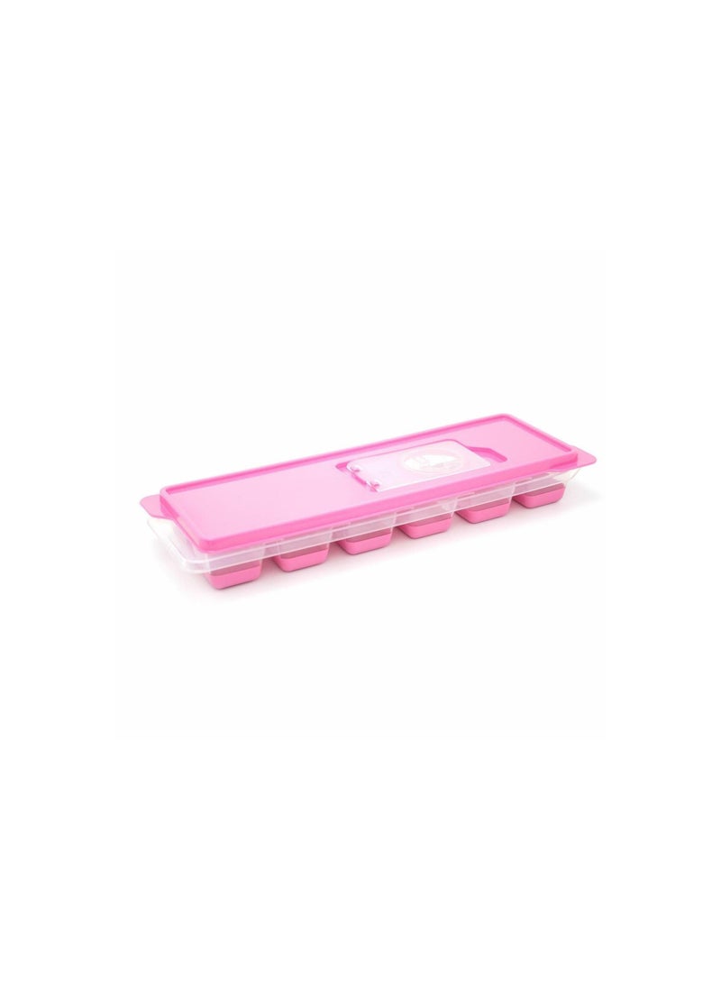 Generic - Ice Tray With Silicone Bottom For Easy Use 1 Piece Random Color - Image 1