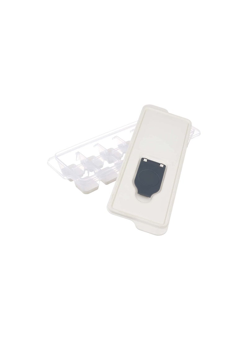 Generic - Ice Tray With Silicone Bottom For Easy Use 1 Piece Random Color - Image 1