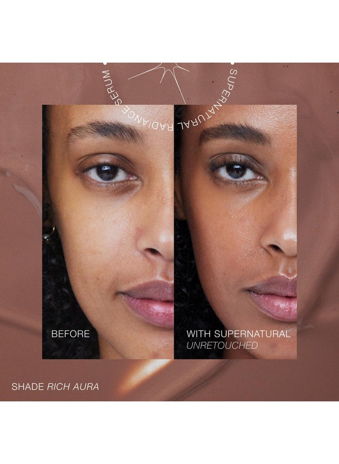 RMS Beauty - سيروم Supernatural Radiance بعامل حماية من الشمس 30، سيروم ملون لبشرة متوهجة مع عامل حماية من الشمس، واقي شمسي ملون معدني مع أكسيد الزنك - Image 1