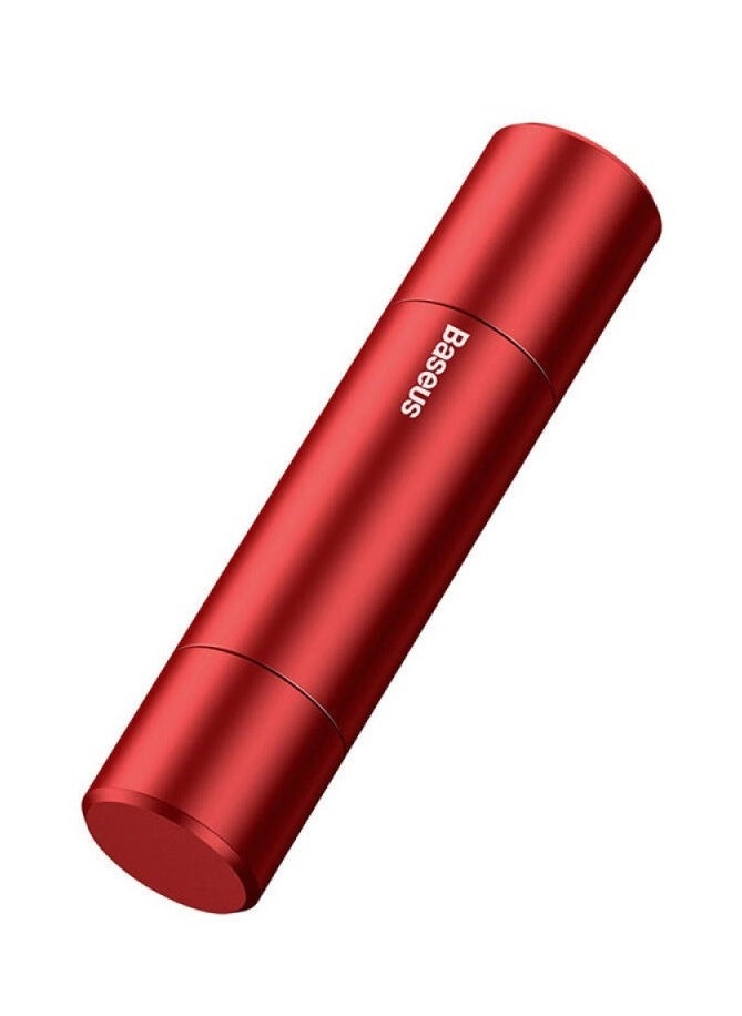 Baseus - Baseus Sharp Tool Safety Hammer(Window-breaking+Safety belt cutting）Red - Image 1