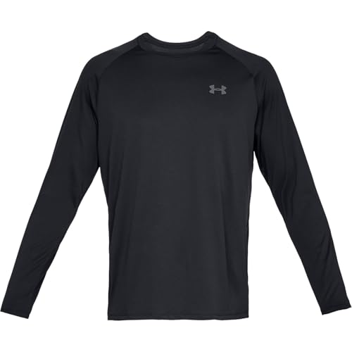 Under Armour Men's Tech 2.0 Long-Sleeve T-Shirt , Black (001)/Graphite , Small - Image 2