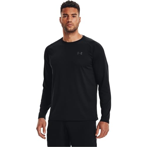 Under Armour Men's Tech 2.0 Long-Sleeve T-Shirt , Black (001)/Graphite , Small - Image 3