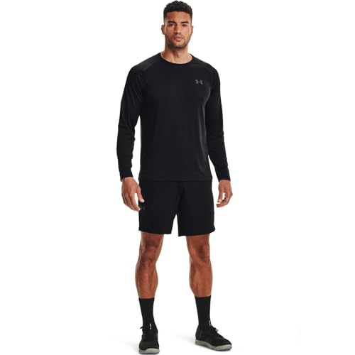 Under Armour Men's Tech 2.0 Long-Sleeve T-Shirt , Black (001)/Graphite , Small - Image 5