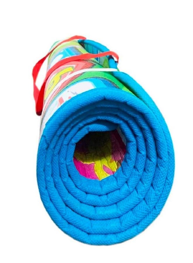 garisha Fasscete Kids Cartoon Printed Reversible 4mm Yoga Mat/Playmat,2x6 feet,Multicolor - Image 2