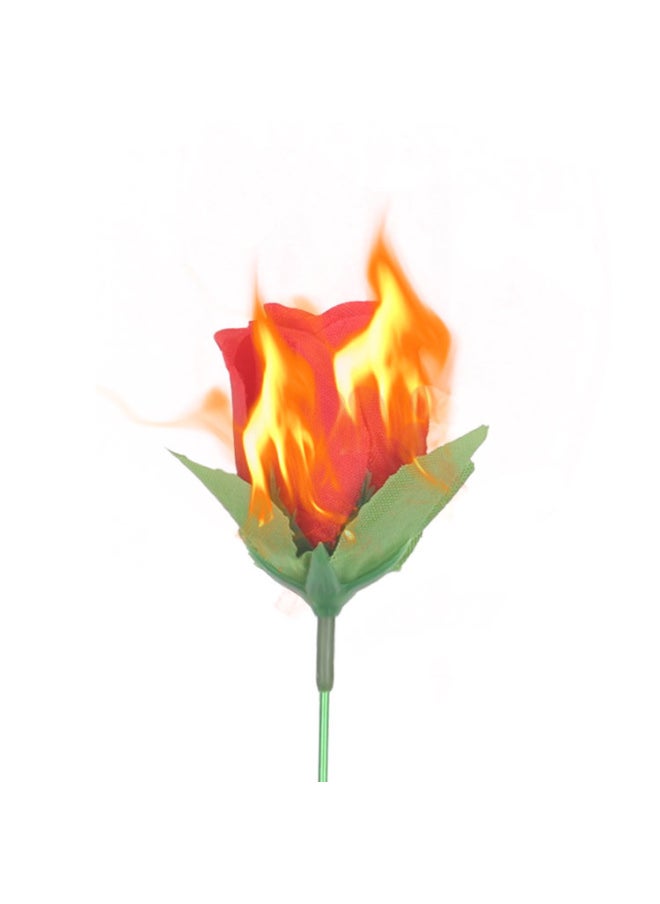 Magic Rose With Fire Ring Torches Change Rose Wedding Proposal Close Scene Stage Magic Props Wholesale-Color:Purple Rose  - Image 2