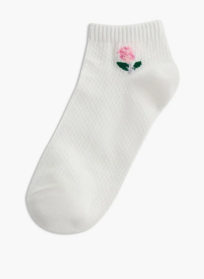 Celeste Pack Of 5 Ankle Length Cotton Socks