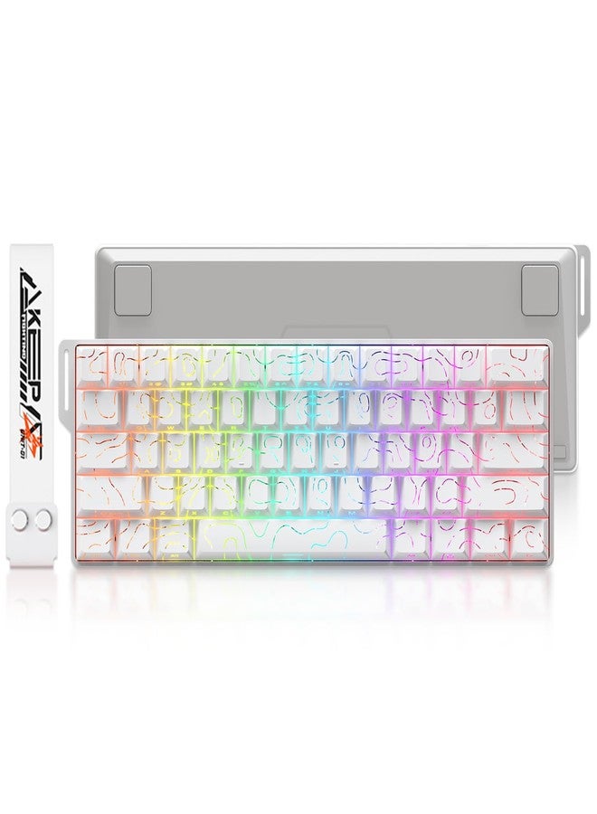 DAREU COOL60 60% Hall Effect Gaming Keyboard with Magnetic Switch, SOCD, 0.01mm Actuation Adjustable Rapid Trigger,8000 Hz Polling, Topographic PBT Keycaps, Hot-swap, RGB Backlit - Image 1