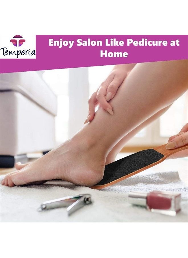 Temperia - Foot Scrubber For Dead Skin | Feet Dead Skin Remover Pedicure Brush | Foot File | Feet Scrub Tool & Cleaning Brush - Pack of 2 - Image 1