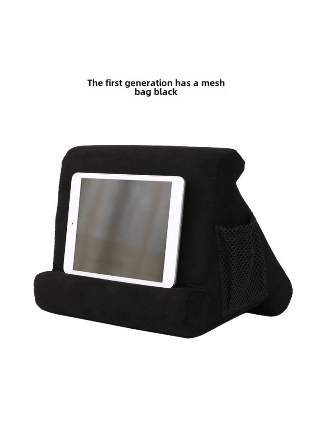 Generic - Digital Computer/tablet Stand Adjustable Foldable Portable Desktop Holder For Ipad IPhone Tablets Laptops-Color:Generation 1 Black Without Net Pocket-Applicable Size:28*20.5*21cm - Image 1