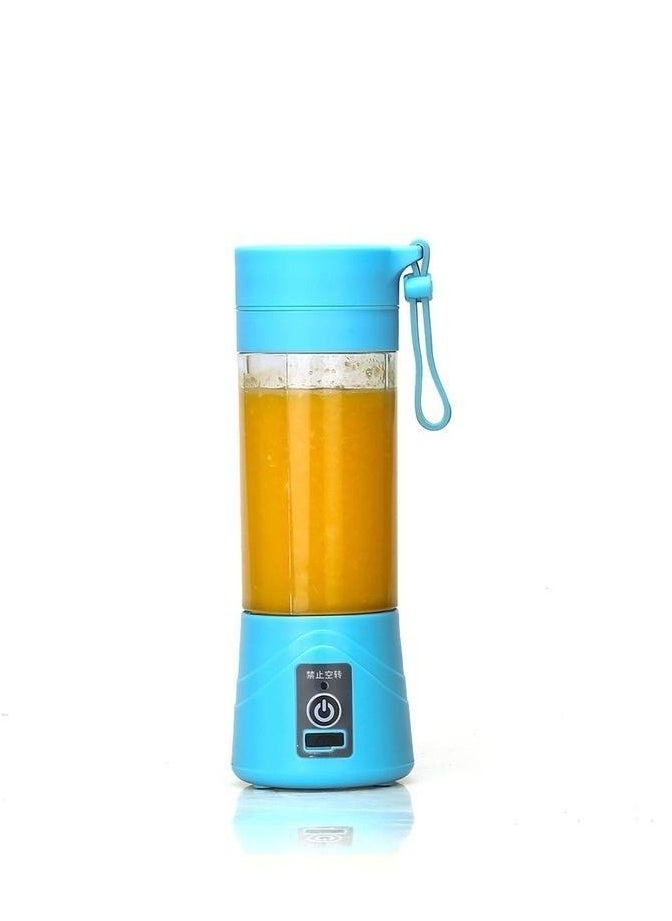 4 Colors Portable Smoothie Maker Blender  USB Rechargeable Mini Slow Juicer Electric Fruit Shake Maker for Smoothies Shakes and Juices Personal Size with 6 Blades for Easy Blending Anywhere